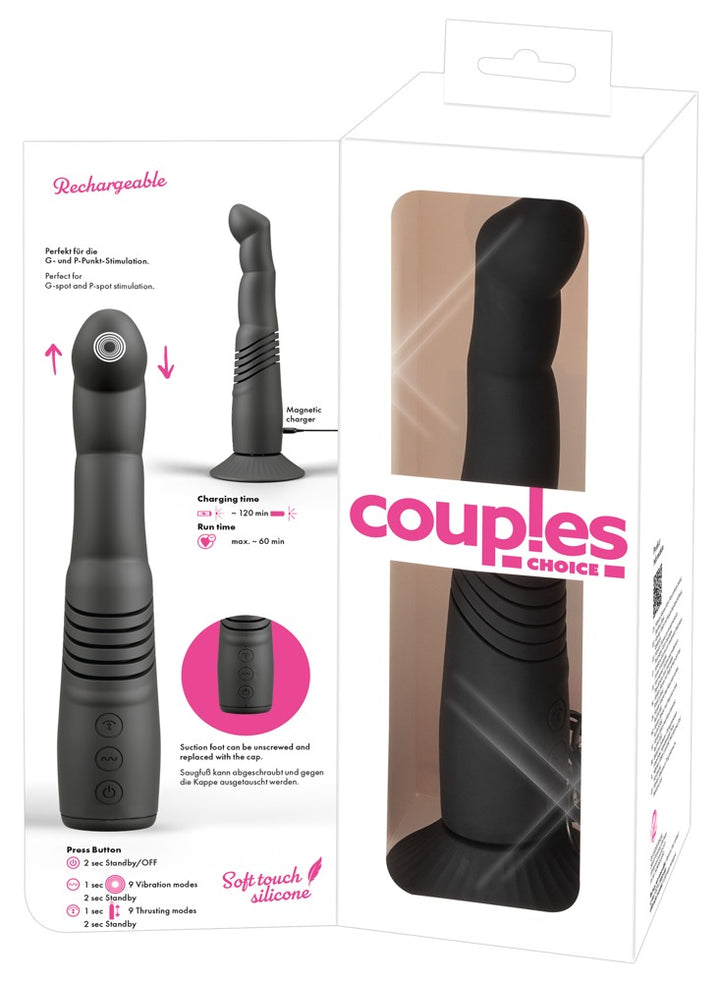 G & P-Spot Thrusting Vibrator – Dyb, Præcis & Intens Stimulation - EternaNordic