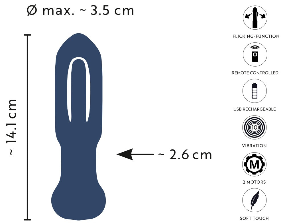 Med Innovativ “Flicking Tongue” Funktion
