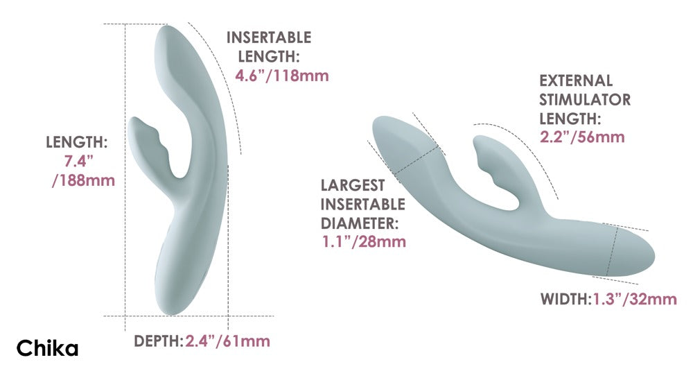 SVAKOM Chika Rabbit Vibrator med Varme &amp; Appstyring