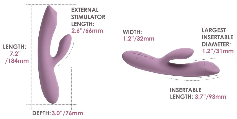 SVAKOM Trysta Neo Rabbit Vibrator med Appstyring &amp; G-punktskugle