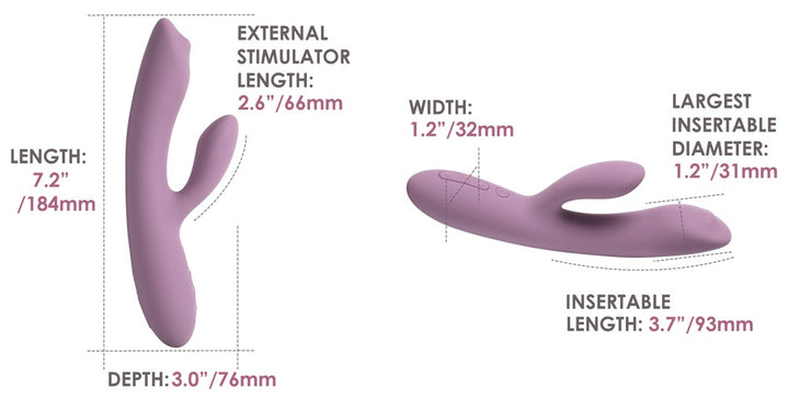 SVAKOM Trysta Neo Rabbit Vibrator med Appstyring &amp; G-punktskugle