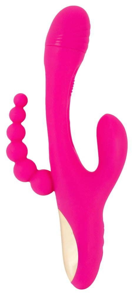 Sweet Smile Triple Vibe med 2 gange 7 vibrationsmodes og separat Flicking Tongue