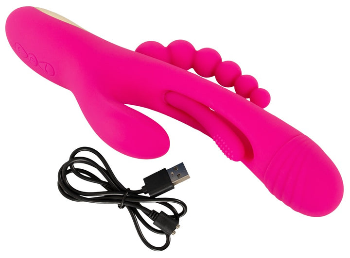 Sweet Smile vibrator med indvendig Flicking Tongue og 7 rytmiske modes