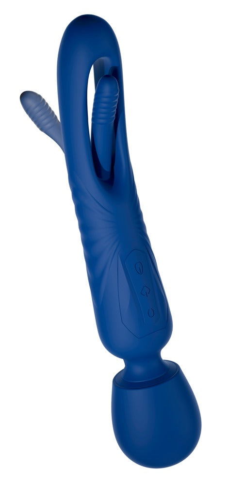 Sweet Smile genopladelig 2in1 massagewand med USB-opladningskabel