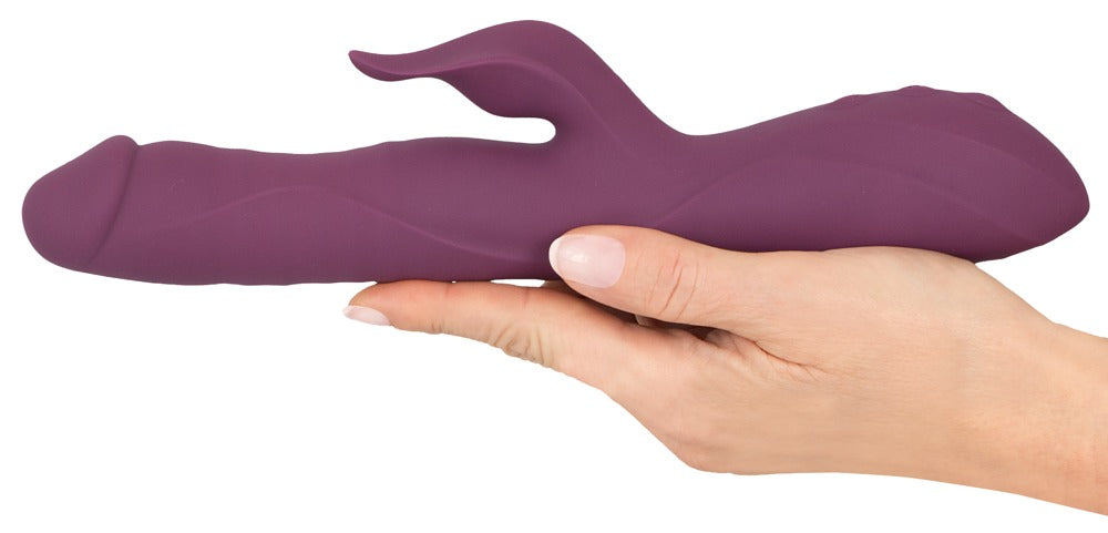 Javida 3 Function Vibrator med thrusting, roterende perler og klitorisstimulator