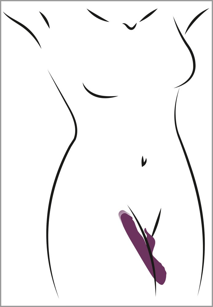 Javida 3 Function Vibrator med Thrusting &amp; Roterende Perler