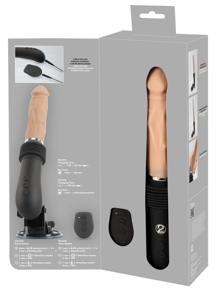 Premium Thrusting Vibrator – Realistisk, Kraftfuld & Hands-Free Venlig