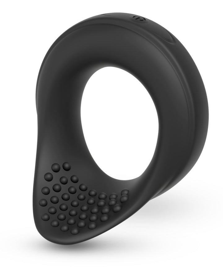 Rebel Ball Ring with Vibration – 10 Modes, Stimulating Dots & Rechargeable Silicone Design
