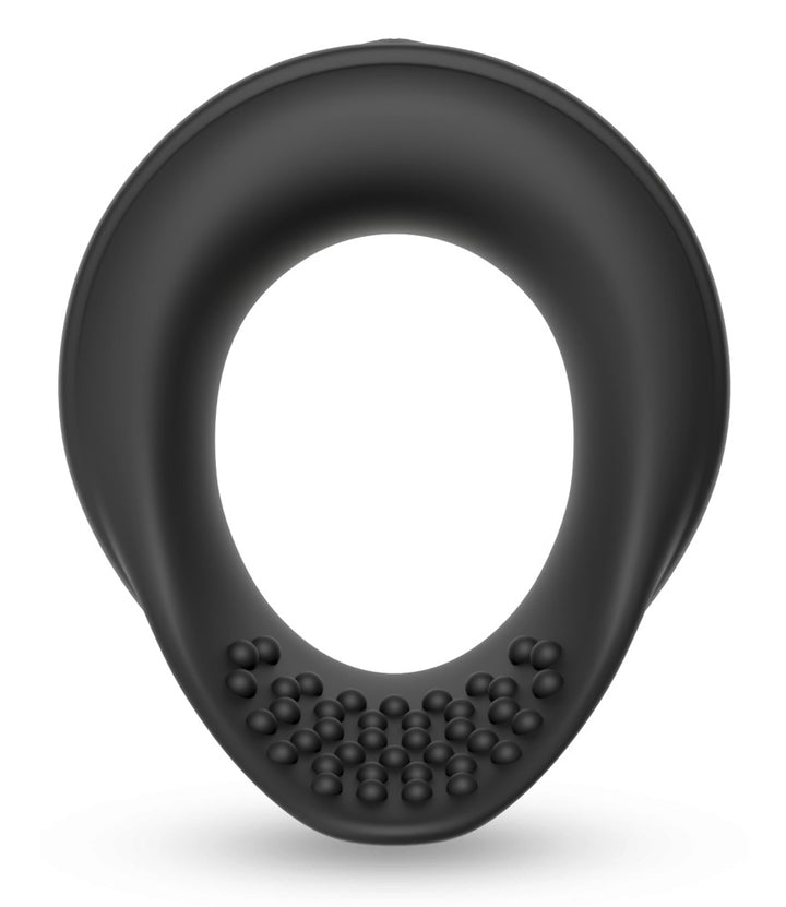 Rebel Ball Ring with Vibration – 10 Modes, Stimulating Dots & Rechargeable Silicone Design