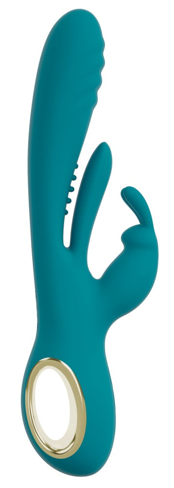 Vandtæt Sweet Smile thrusting rabbit vibrator til bad og bruser