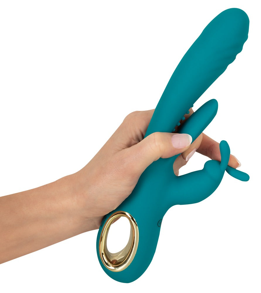 Sweet Smile rabbit vibrator med automatisk thrusting i 7 hastigheder
