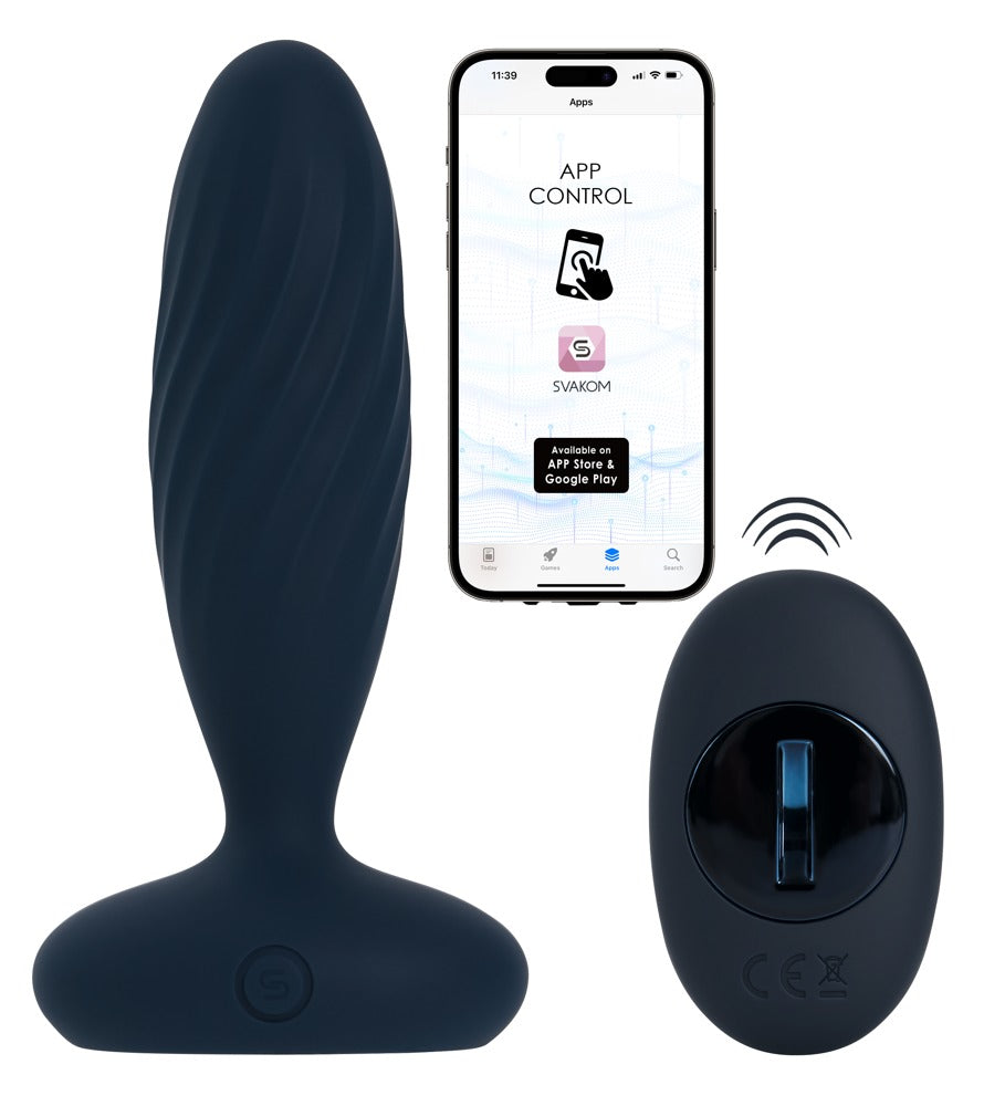 Thrusting anal vibrator med 5 vibrationsmodes, 5 thrusting-modes og Intelligent Mode