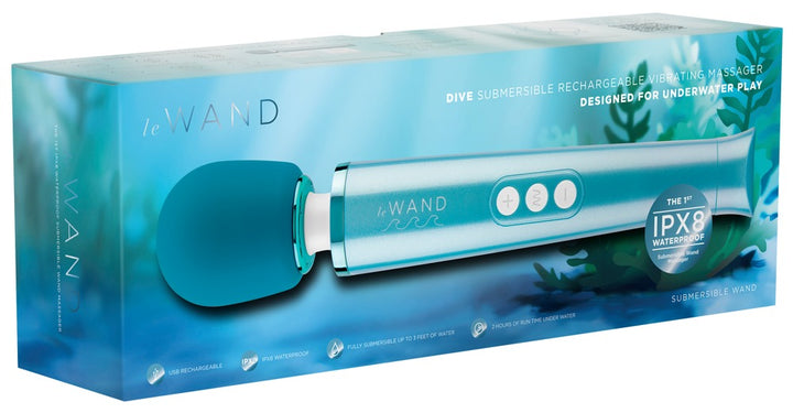 Dive Massage Wand – Vandtæt Luksus-Wand med 20×10 Vibrationer