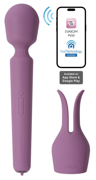 SVAKOM Emma Neo 2 – Massage Wand med Bunny & App-Styring - EternaNordic