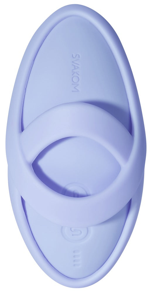 Lille lay-on vibrator med varme op til 38°C, 5 modes og 5 intensiteter