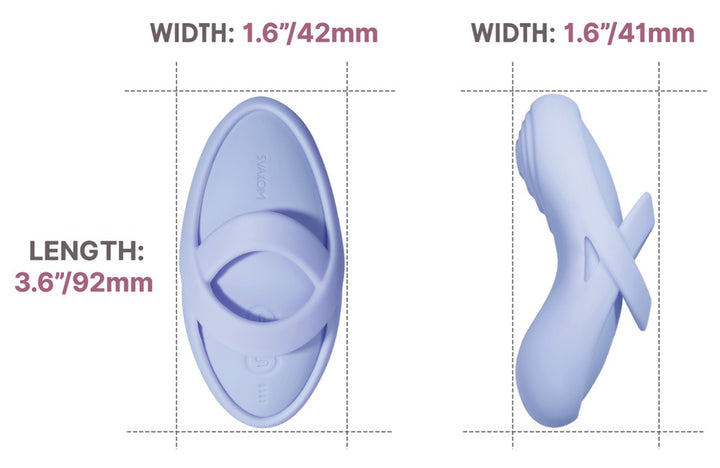 SVAKOM Echo 2 Fingervibrator med Varme &amp; Appstyring