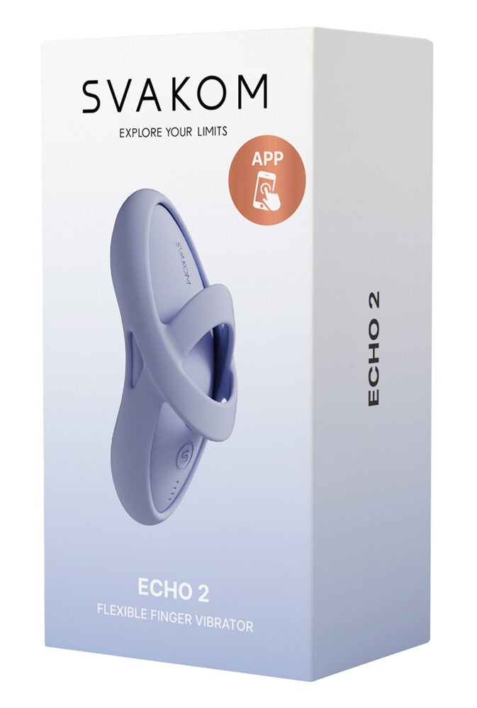 SVAKOM Echo 2 Fingervibrator med Varme &amp; Appstyring