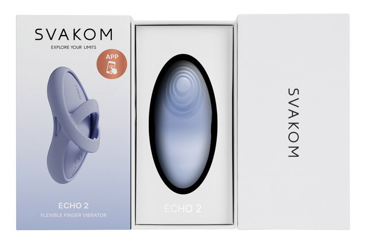 SVAKOM Echo 2 Fingervibrator med Varme &amp; Appstyring