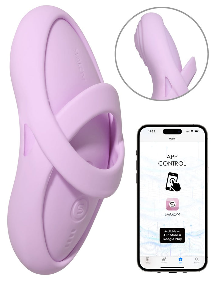 SVAKOM Echo 2 Fingervibrator med Varme &amp; Appstyring