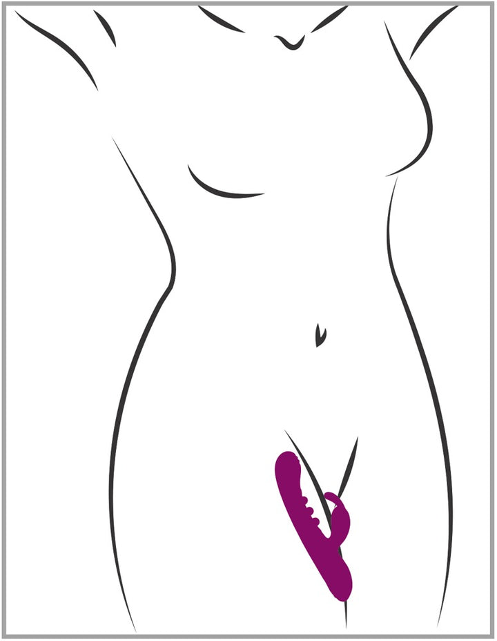 Javida 2 Function Vibrator Squirting med Bankefunktion