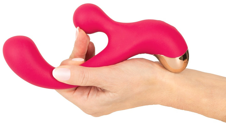 Ergonomisk rabbit vibrator til indre og ydre stimulation