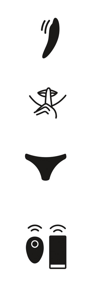 Magnetisk clips til sikker placering af We-Vibe Moxie+ i trussen