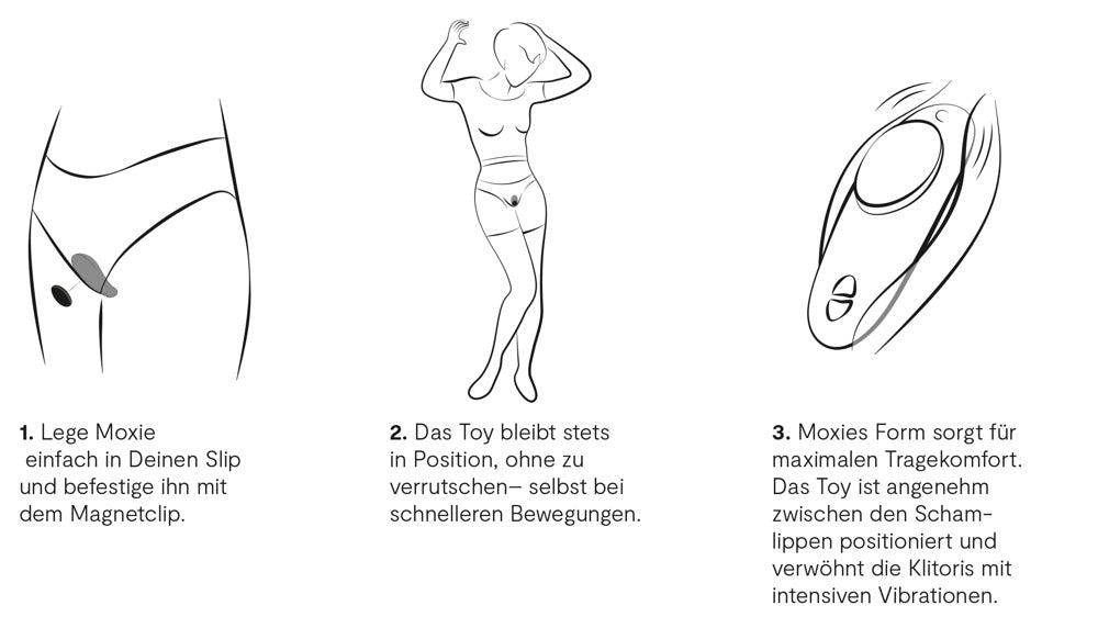 Appstyret We-Vibe Moxie+ vibrator til privat partnerstyring på afstand