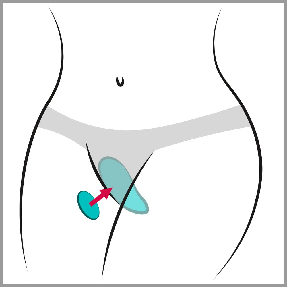 We-Vibe Moxie+ trussevibrator med app og fjernbetjening