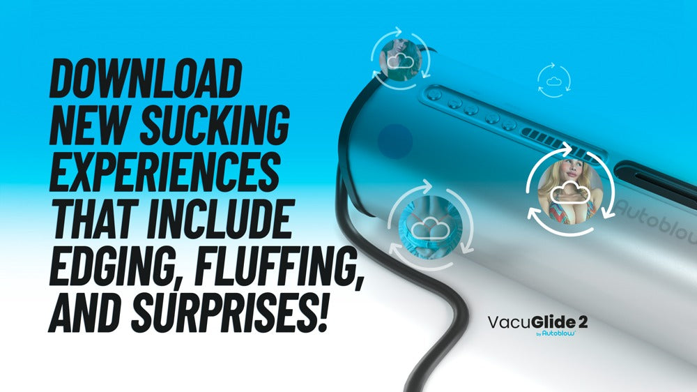 VacuGlide 2 Automatisk Masturbator med App & Synkroniserede Videoer