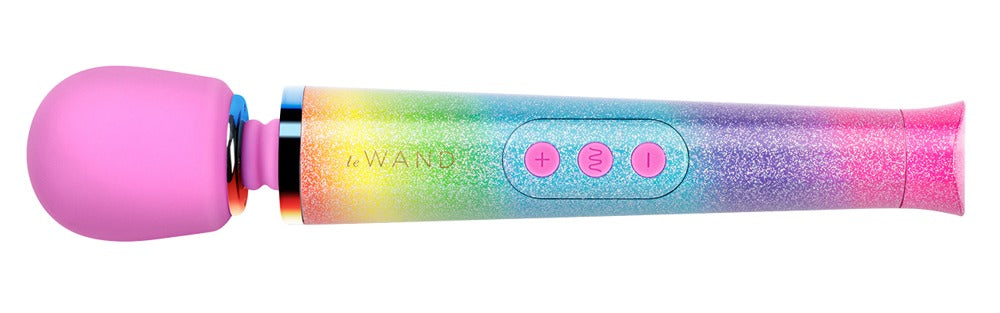 Kompakt massage wand med blødt bevægeligt hoved