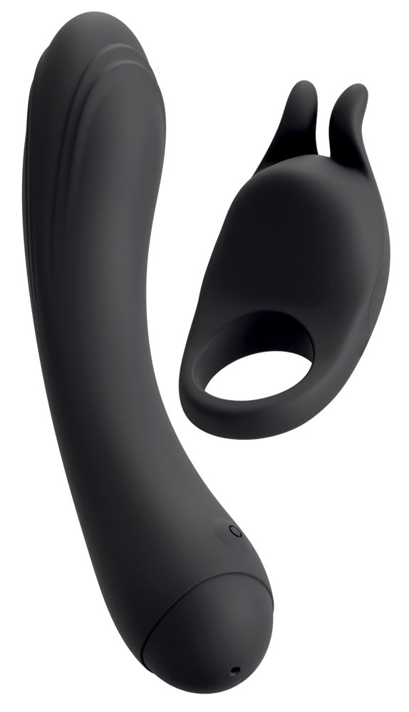 Duo Vibrator med Aftagelig Vibro-Ring – Coup!es Choice