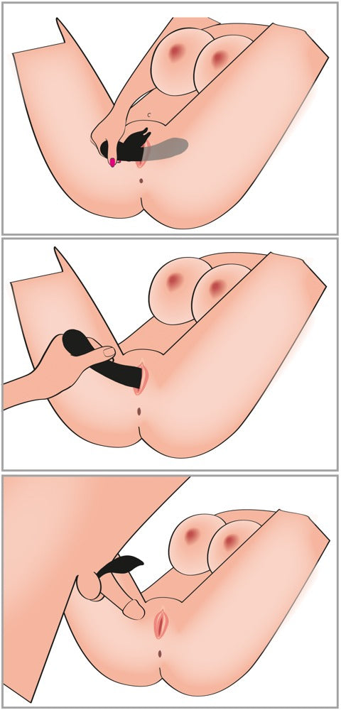 Duo Vibrator med Aftagelig Vibro-Ring – Coup!es Choice