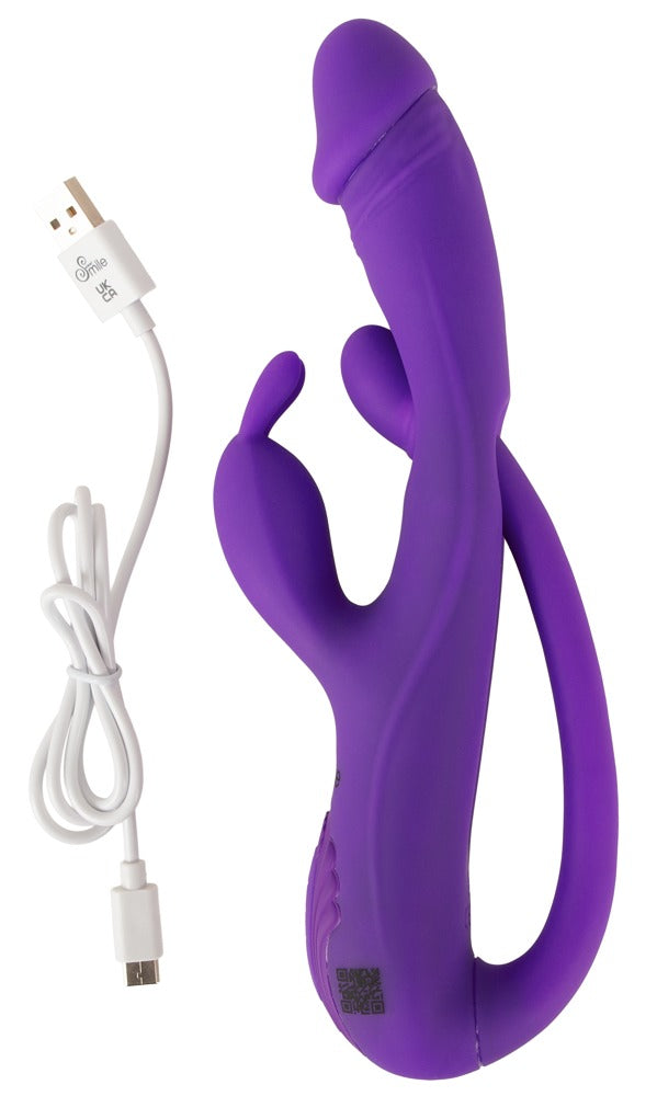 Sweet Smile Rabbit Vibrator med G-punkt/Anal Tickler