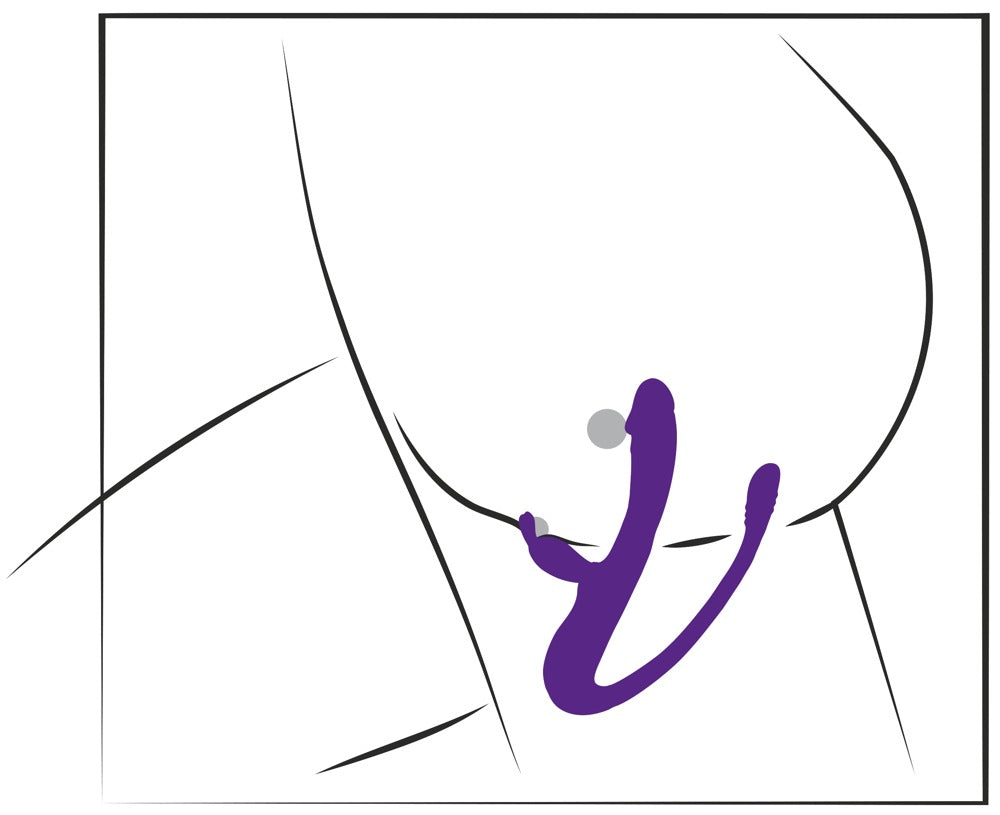Sweet Smile Rabbit Vibrator med G-punkt/Anal Tickler