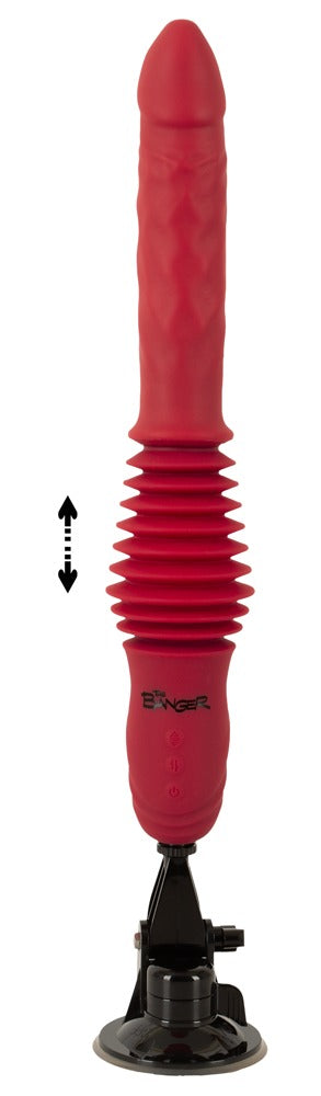 The Banger realistisk thrusting vibrator med markeret glans og årer