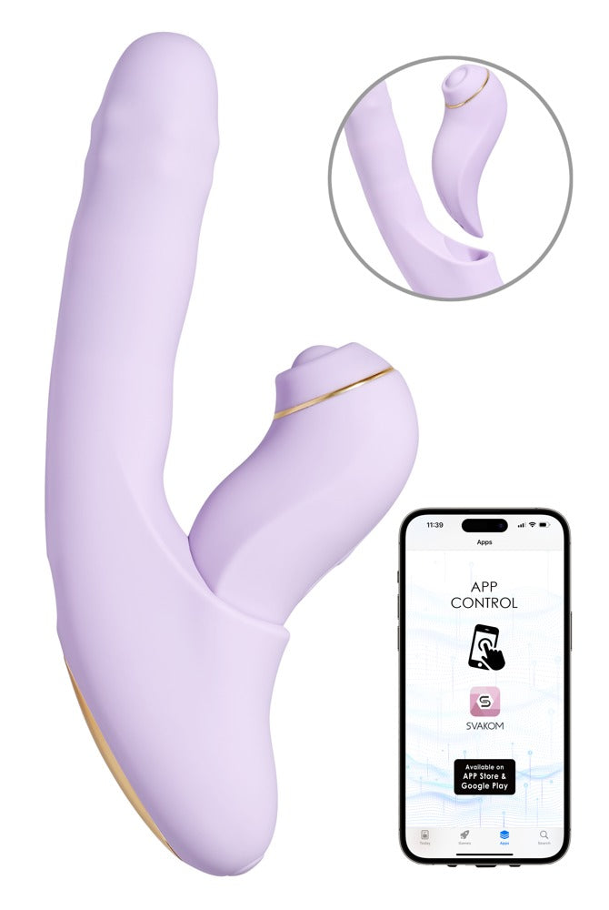App-styret multistimulator med varmefunktion fra SVAKOM