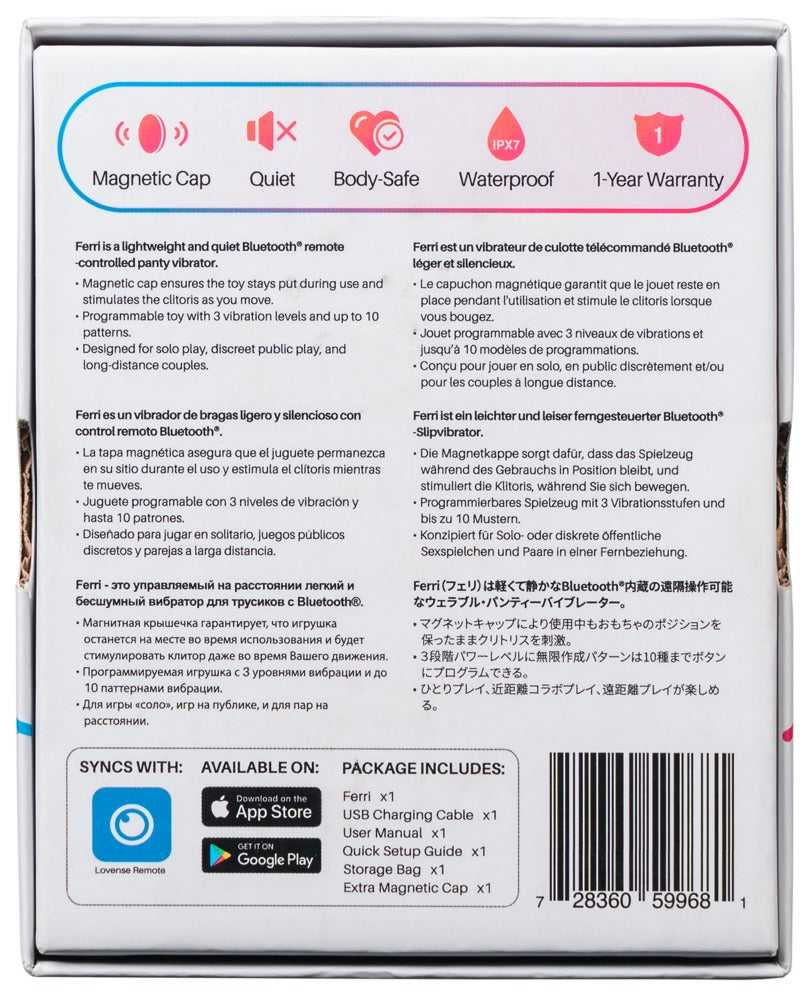 Ferri Panty Vibrator med App-styring – Lovense - EternaNordic