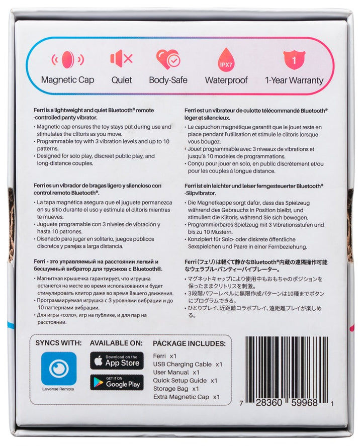 Ferri Panty Vibrator med App-styring – Lovense - EternaNordic