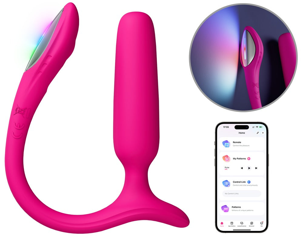 Lush Anal Vibro-Plug med LED & App-styring – Lovense - EternaNordic