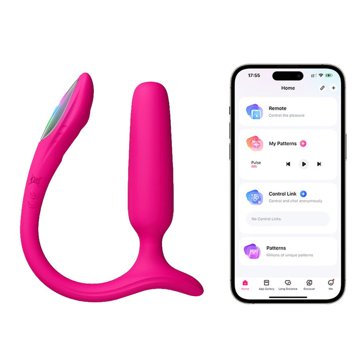 Lush Anal Vibro-Plug med LED & App-styring – Lovense - EternaNordic