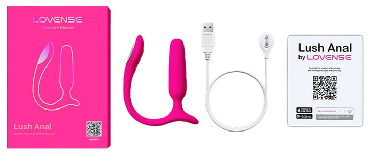 Lush Anal Vibro-Plug med LED & App-styring – Lovense - EternaNordic
