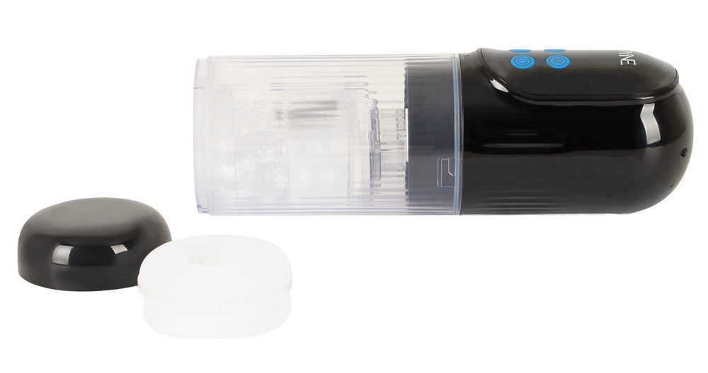 Automatisk WYNE Masturbator 12 med tre kraftige motorer og LED-indikator
