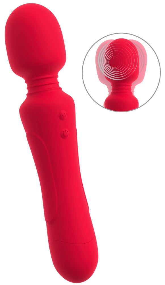 Vandtæt Sweet Smile wand vibrator med blød silikoneoverflade