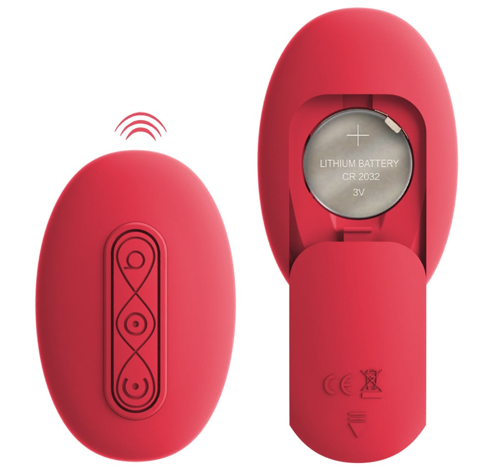 You2Toys Lay-On Vibrator Sæt – fjernbetjent hands-free vibrator med blondebælte