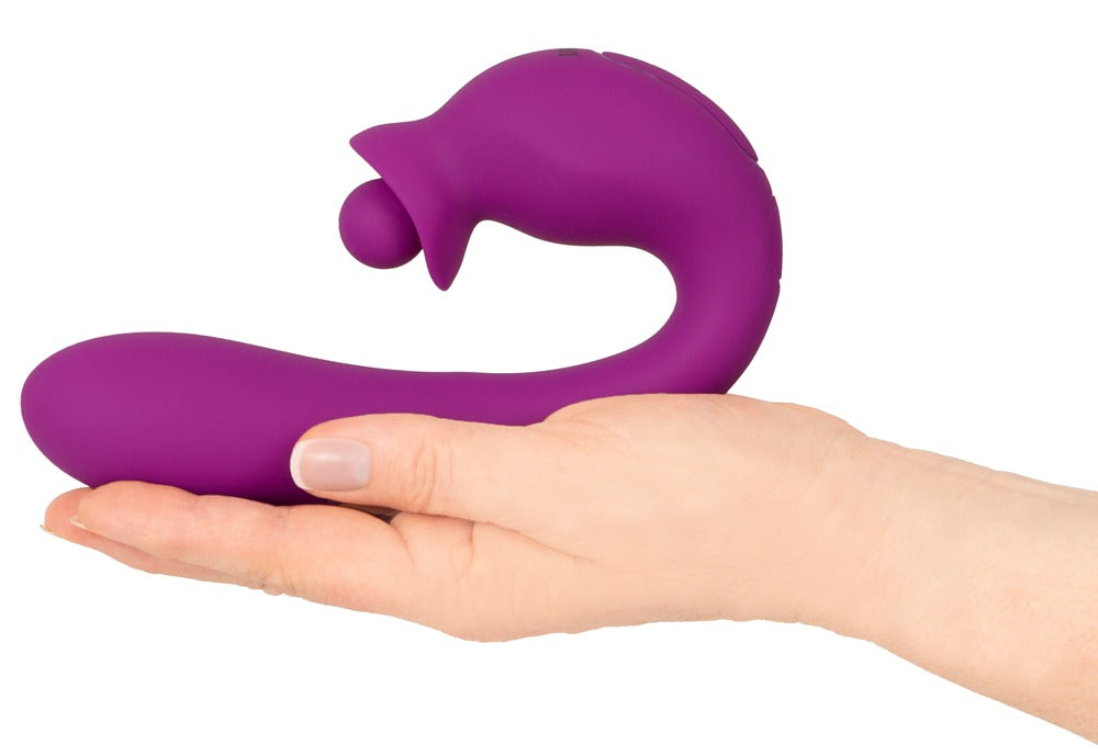 Javida Double Rota roterende rabbit vibrator med dobbelt stimulation
