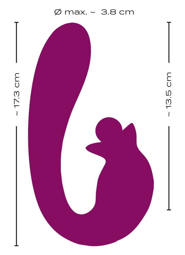 Javida Double Rota – roterende rabbit vibrator med dobbelt rotation