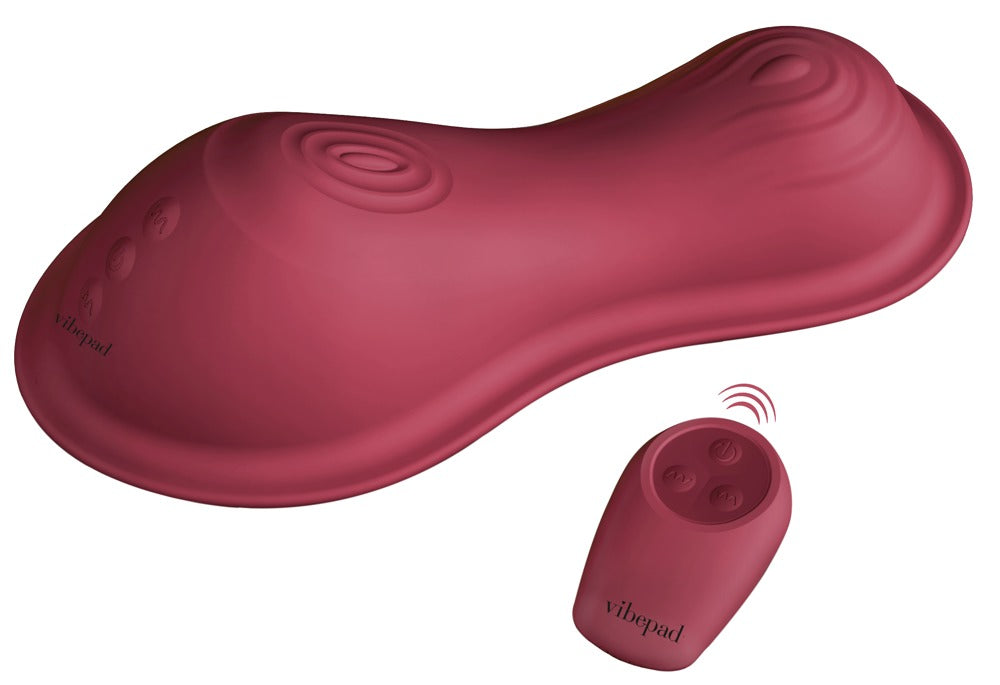 vibepad intense 2 med genopladelig fjernbetjening og op til 6 meters rækkevidde