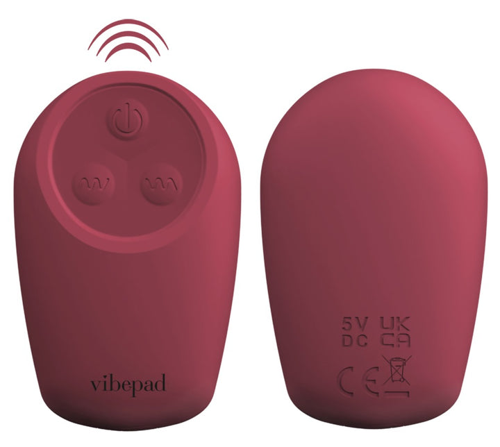 Vibepad intense 2 – hands-free vibro-pude med 2 motorer og fjernbetjening