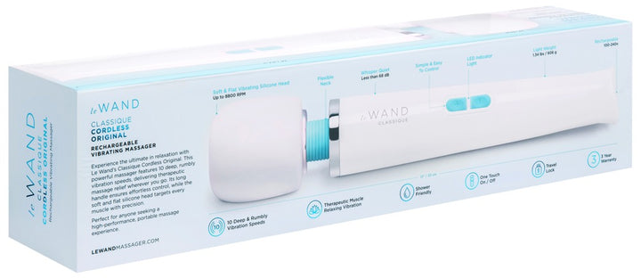 Le Wand Classique Rechargeable Luxury Massage Wand