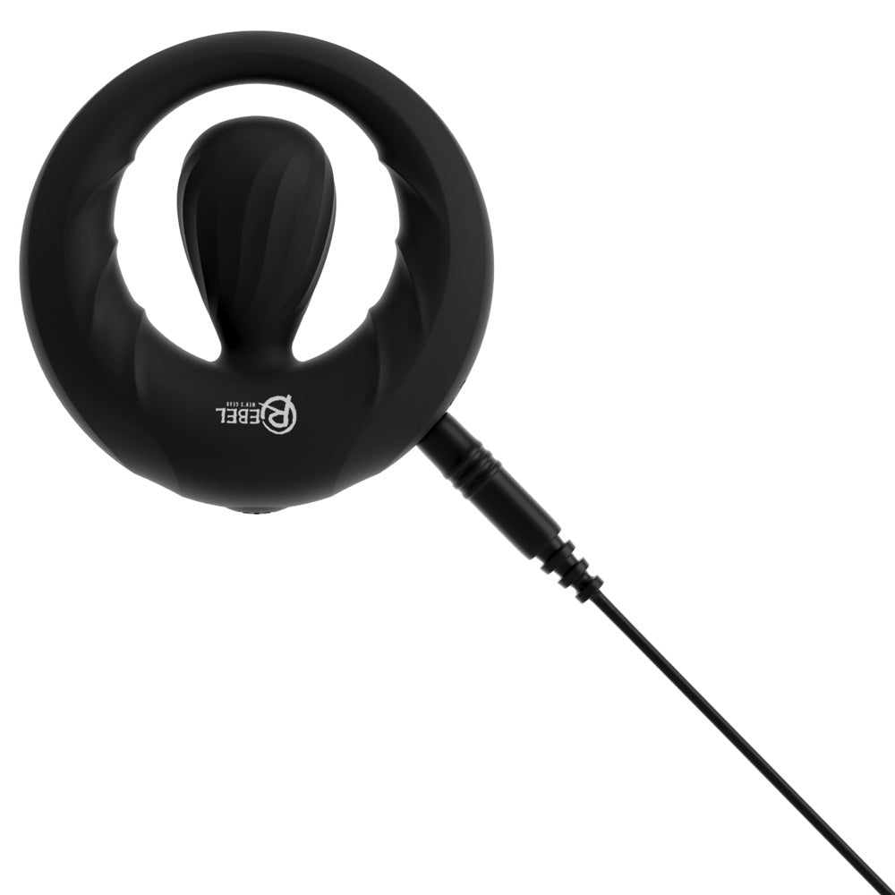 Rebel vibro-penisring med fleksibel stimulator – 10 vibrationsmodes